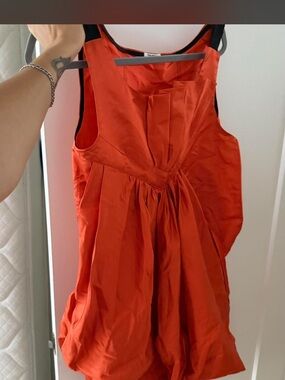 Miu Miu Red Satin Evening Dress